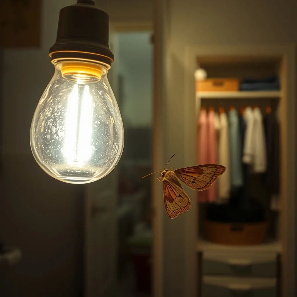 Papillon de nuit dans la maison : causes et solutions 2026